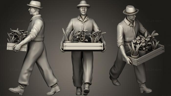 Figurines of people (MAN FIGURE18, STKH_0226) 3D models for cnc